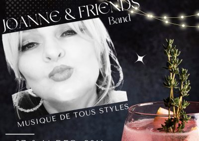 Joanne & Friends ( Party de Noël) – souper spectacle